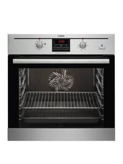 Aeg Bc330352Km Built-In Electric Single Oven - Stainless Steel
